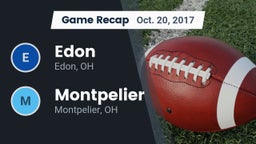 Recap: Edon  vs. Montpelier  2017