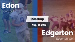 Matchup: Edon vs. Edgerton  2018