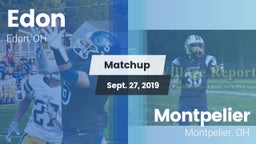 Matchup: Edon vs. Montpelier  2019