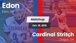 Matchup: Edon vs. Cardinal Stritch  2019