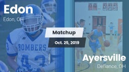 Matchup: Edon vs. Ayersville  2019