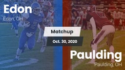Matchup: Edon vs. Paulding  2020