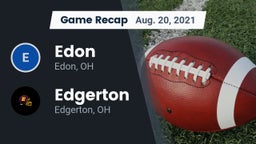 Recap: Edon  vs. Edgerton  2021