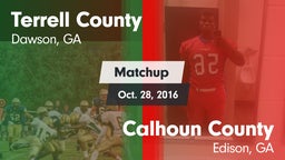 Matchup: Terrell County vs. Calhoun County  2016