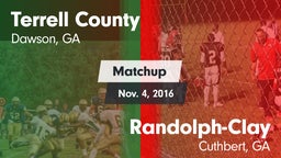 Matchup: Terrell County vs. Randolph-Clay  2016