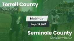 Matchup: Terrell County vs. Seminole County  2017
