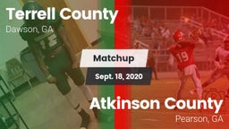 Matchup: Terrell County vs. Atkinson County  2020