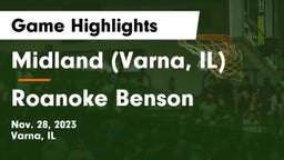 Midland  (Varna, IL) vs Roanoke Benson  Game Highlights - Nov. 28, 2023