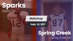 Matchup: Sparks vs. Spring Creek  2017