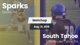 Matchup: Sparks vs. South Tahoe  2018