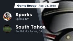 Recap: Sparks  vs. South Tahoe  2018