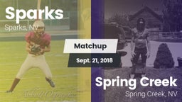 Matchup: Sparks vs. Spring Creek  2018
