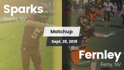Matchup: Sparks vs. Fernley  2018