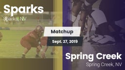 Matchup: Sparks vs. Spring Creek  2019