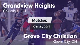 Matchup: Grandview Heights vs. Grove City Christian  2016