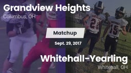 Matchup: Grandview Heights vs. Whitehall-Yearling  2017