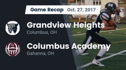 Recap: Grandview Heights  vs. Columbus Academy  2017