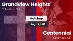 Matchup: Grandview Heights vs. Centennial  2018