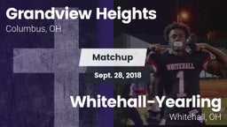 Matchup: Grandview Heights vs. Whitehall-Yearling  2018