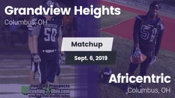 Matchup: Grandview Heights vs. Africentric  2019