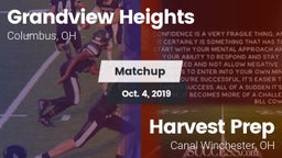 Matchup: Grandview Heights vs. Harvest Prep  2019