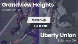 Matchup: Grandview Heights vs. Liberty Union  2019