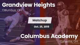 Matchup: Grandview Heights vs. Columbus Academy  2019
