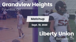 Matchup: Grandview Heights vs. Liberty Union  2020