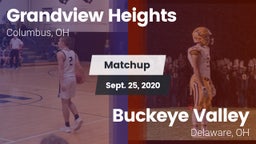 Matchup: Grandview Heights vs. Buckeye Valley  2020