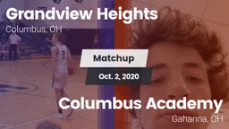 Matchup: Grandview Heights vs. Columbus Academy  2020