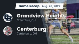 Recap: Grandview Heights  vs. Centerburg  2022