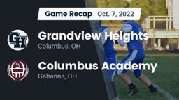 Recap: Grandview Heights  vs. Columbus Academy  2022