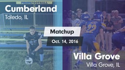 Matchup: Cumberland vs. Villa Grove  2016