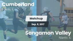 Matchup: Cumberland vs. Sangamon Valley  2017