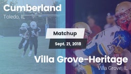 Matchup: Cumberland vs. Villa Grove-Heritage 2018