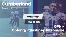 Matchup: Cumberland vs. OPH - Oblong/Palestine/Hutsonville 2018