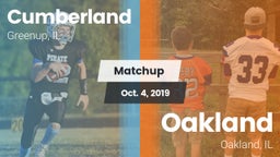 Matchup: Cumberland vs. Oakland  2019