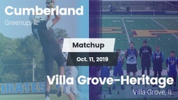 Matchup: Cumberland vs. Villa Grove-Heritage 2019