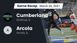 Recap: Cumberland  vs. Arcola  2021