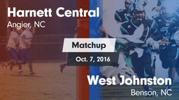 Matchup: Harnett Central vs. West Johnston  2016