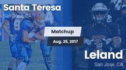 Matchup: Santa Teresa High vs. Leland  2017