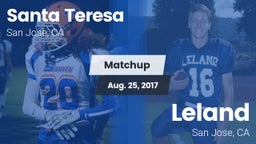 Matchup: Santa Teresa High vs. Leland  2016