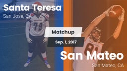 Matchup: Santa Teresa High vs. San Mateo  2017