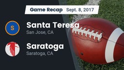 Recap: Santa Teresa  vs. Saratoga  2017