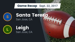 Recap: Santa Teresa  vs. Leigh  2017