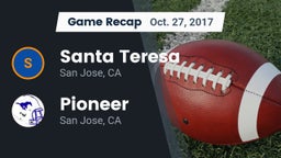 Recap: Santa Teresa  vs. Pioneer  2017