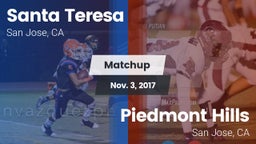 Matchup: Santa Teresa High vs. Piedmont Hills  2017