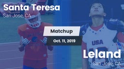 Matchup: Santa Teresa High vs. Leland  2019