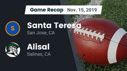 Recap: Santa Teresa  vs. Alisal  2019