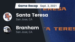 Recap: Santa Teresa  vs. Branham  2021